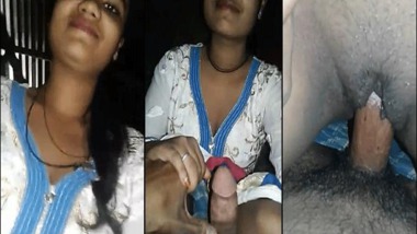 Desi Village Girl rides boyfriend dick MMS sex video scandal. 