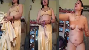 Dehati Cute Bhabhi strip tease show Dehati MMS