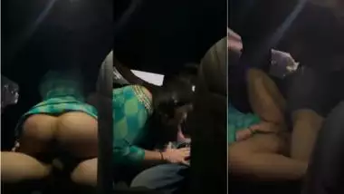 Indian babe?s xxx outdoor sex video from a moving car