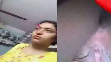 Girlfriend tight pussy showing on video call to boyfriend