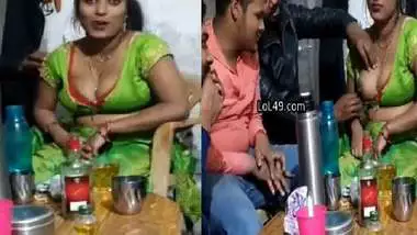 Paid randi boob pressing and boob show to clients