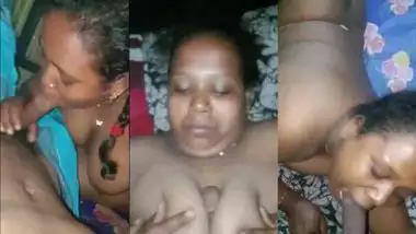 Tamil aunty gives a blowjob to her stepson and drinks cum