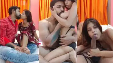 Macho man fucks his sexy Sali?s tight pussy in HD sex MMS