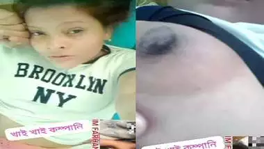 Bengali GF yummy boobs show on video call to lover