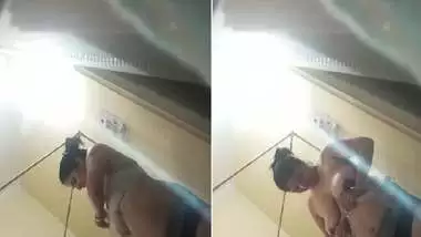 Mom wearing bra after showing her big boobs